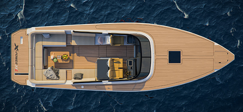 X-Yachts_X-Power 33c Top View